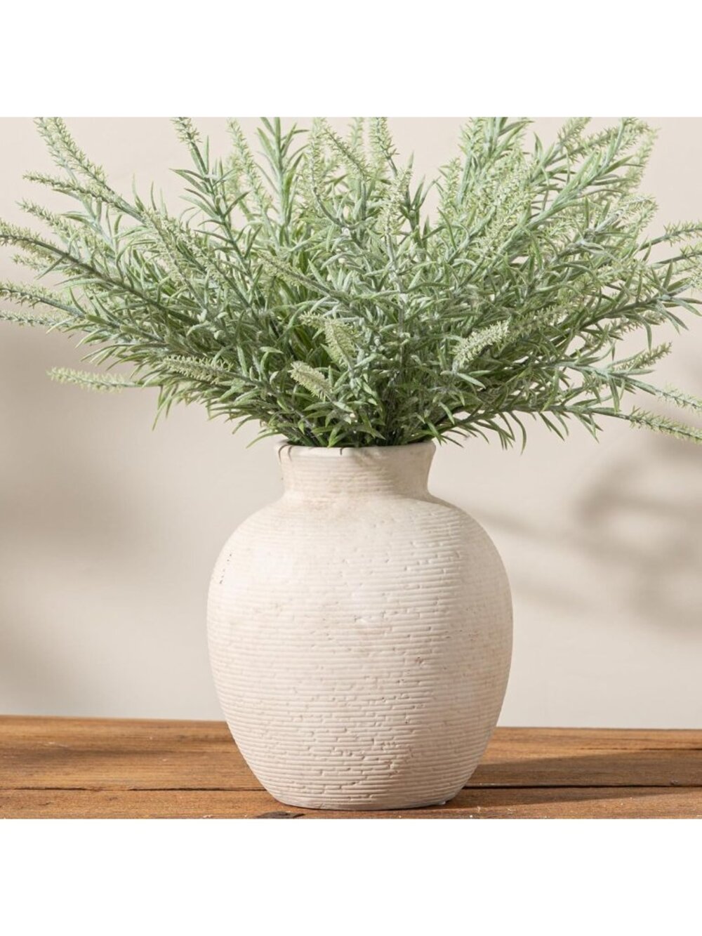 Rustic Ceramic Flower Vase - Vintage Home Decor for Farmhouse Living Room